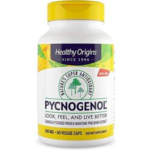 Healthy Origins, Pycnogenol, 100mg, 60 Veg. Caps