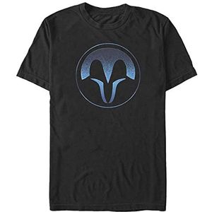 Star Wars Unisex Dark Nite Organic T-shirt met korte mouwen, zwart, M