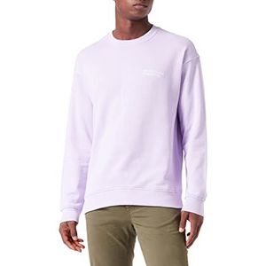 United Colors of Benetton Sweatshirt met capuchon voor heren, Paars 07 W, XS