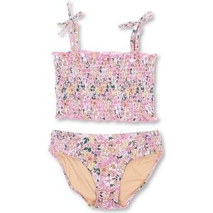 Shade Critters Tweedelig Rashguard badpak met bloemen voor meisjes, Meerkleurig, 1 Jaar