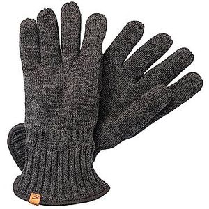 camel active Basic gebreide wanten heren, Schwarz, M