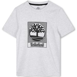 Timberland T60381 T-shirt voor jongens, Grijs, 10 Jaren