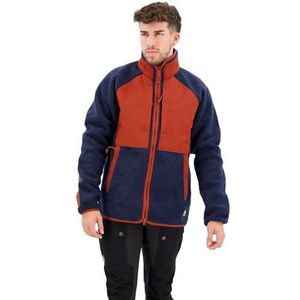Fjallraven 87164-560-215 Vardag Fleece Jacket M Herenjas Navy-Autumn Leaf Maat XXL