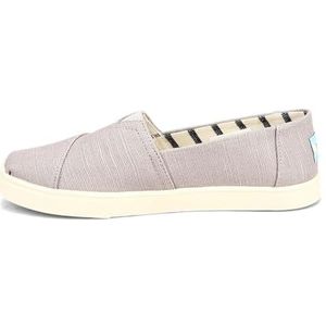 TOMS Alpargata Loafer Flat voor heren, Motregen Grijs Heritage Canvas, 40.5 EU