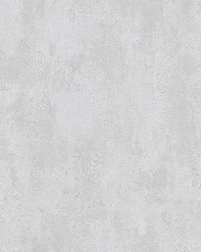 Marburg - Vliesbehang - Lichtgrijs - Uni Betonlook - 10,05 x 0,53 m