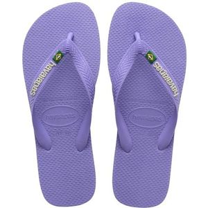 Havaianas Brasil Logo uniseks-volwassene Slippers , Purper (Lila Paisley), 41/42 EU