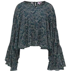 YASANNA Damesblouse, groen, XS