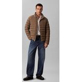 Calvin Klein - Gewatteerde Jas - Morel - Met Capuchon in de Kraag