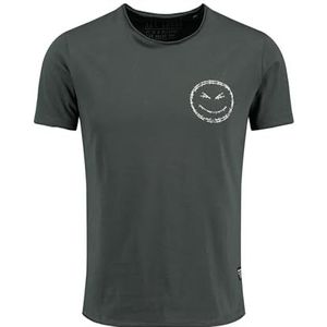 KEYLARGO Heren Think Round T-shirt, donkergroen (1501), XXL