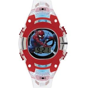 Spiderman Jongens Digitaal Horloge met PU Strap SMH4000, Riem
