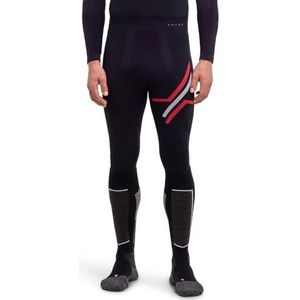 FALKE - Iconic - Heren Broek van Onderlaag - Zwart - 3/4 M - Functioneel Materiaal