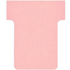 Nobo Kaartenbord accessoire T-kaarten, maat 1,5, pak van 100 roze