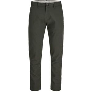 Jack & Jones - JPSTMARCO JJERIK - Chino Broek - Donkergroen