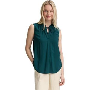 TOM TAILOR Damesblouse, 27528 - Dark Teal Green, 36