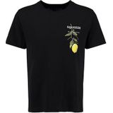 KEYLARGO - KLCITRUS Tree - T-shirt - Zwart - Ronde Hals