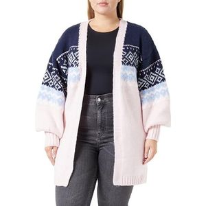 nascita Dames gebreide jas 12419411-NA03, marine roze, XL/XXL, Marine Roze, XL/XXL