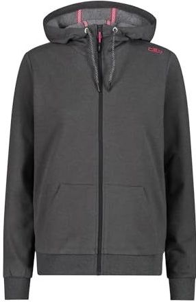 CMP Dames sweatshirt met vaste capuchon - 31d4276m sweatshirt dames