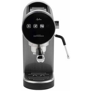 JATA JECA2300 Espressomachine, handmatig, 1360 W, druk 20 bar, zeefdrager met dubbele uitgang, espresso, stoompan, kopjeswarmer, afneembaar waterreservoir van 0,9 l