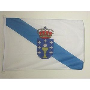 Galicië Vlag 150x90cm - Galicië Vlag - Spanje 90 x 150 cm Outdoor Special - Vlaggen - AZ VLAG