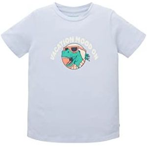 TOM TAILOR Jongens kinderen T-shirt met dinosaurus-print, 31664 - Summer Lilac, 104 cm