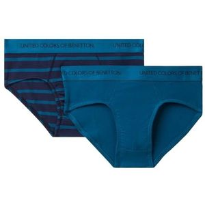 United Colors of Benetton Set van 2 slips, Blauw, 130