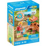 PLAYMOBIL My Life Zorgen voor de egelfamilie - 71512