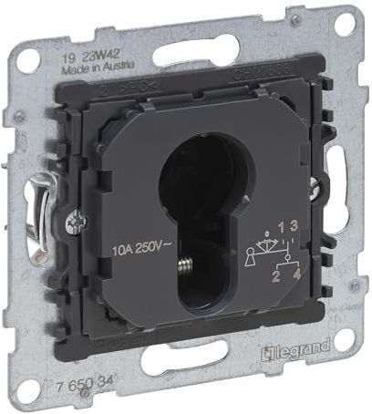 SEANO - Sleutel-Jaloezieknop - Halogeenvrij - 250 Volt - 10 Ampère