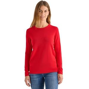 Cecil - Gebreide Trui - Fiery Red - Lange Mouwen - Ronde Hals