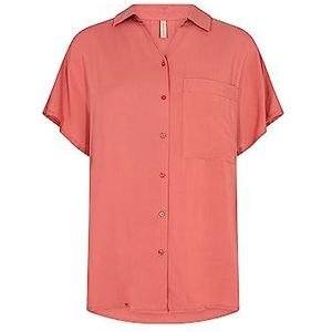 SOYACONCEPT Dames SC-RADIA 162 Damesshirt Rood, Medium, rood, M