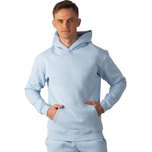 Carlheim Heren Hoodie Hudson Branded, ijsblauw, M
