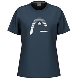 HEAD Lara T-shirt voor dames, marineblauw