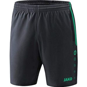 JAKO - Shortscompetitie 2.0, Uniseks-Kind, Antraciet/Turkoois, 140