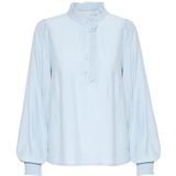 Kaffe - KA Dorit - Blouse - Lichtblauw - Lange Mouw