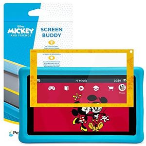 Pebble Gear Disney Mickey and Friends displaybescherming voor 7"" kindertablet - 9H veiligheidsglas met Mickey and Friends-motief, maximale bescherming, incl. reinigingsdoek, speciaal geschikt voor