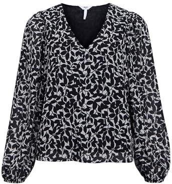 OBJECT Blouse 'Mila'  zwart / offwhite