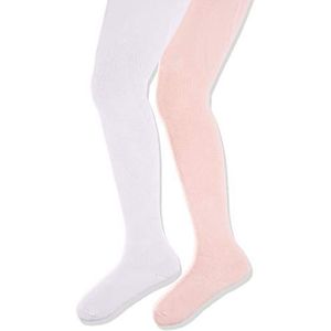 Playshoes Elastische thermo-panty voor meisjes, set van 2 stuks, roze (original 900), 110/116 cm