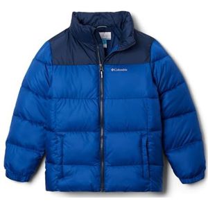 Columbia Jeugd Jongens PuEffect 2 Jacket, Puffer Jacket, Mountain Blue, Collegiate Navy, XS
