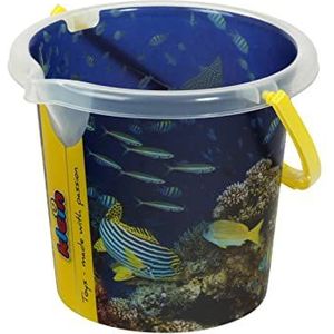 Theo Klein 2100 Aqua Action Coral Reef emmer, 2 liter | Stevige emmer voor zandbak en strand | Speelgoed voor kinderen vanaf 1 jaar