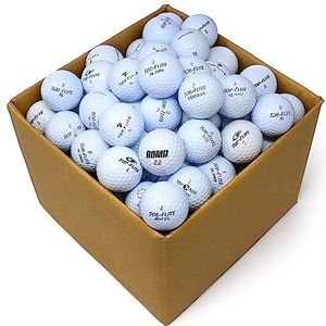 Second Chance Top Flite 100, Mix Grade A Lakeballs Golf, hoogwaardige golfballen, golfballen