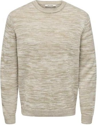 ONLY&SONS - ONSTRAK REG LS CREW NECK KNIT - Gebreide Pullover - Heren
