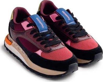 Gioseppo - Eagan - Leren Sneakers - Met Slangenprint - Platformhoogte 4 cm