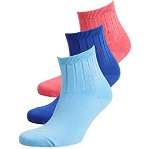 Superdry Sweatshirt sokken voor dames, hemelsblauw/paars/framboos, XS-S
