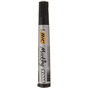 BIC 820915 - Bic 2000 permanente marker 17 mm kogel 820915, zwart