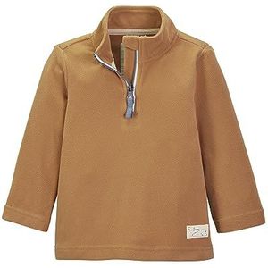 first instinct by killtec Kinderen fleeceshirt/shirt met lange mouwen met opstaande kraag en ritssluiting FISW 37 MNS FLC SHRT, camel, 86, 39915-000, camel, 86-92