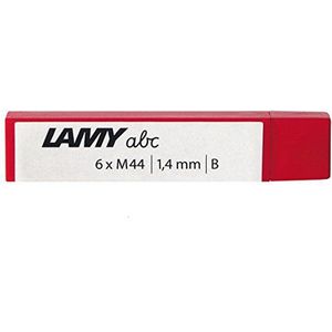 Lamy 1219666 M 44 vullingen 813 - potloodvullingen in zwarte schrijfkleur en stifthardheid B (6 stuks) - lijnbreedte 1,4 mm