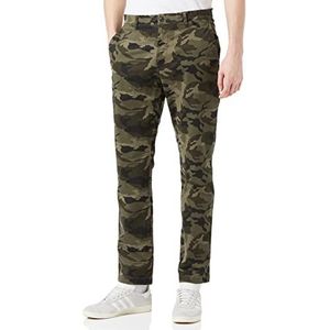 Goodthreads mannen Athletic-Fit gewassen chino,Groene Camo,36W / 31L