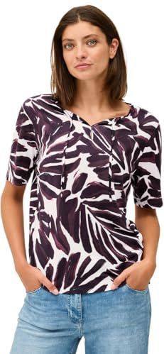 Cecil - Tuniek - Rood - Katoen-Modaalmix - Korte Mouwen