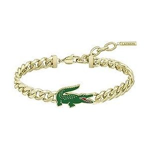 Lacoste - ARTHOR - Kettingarmband - Roestvrij Staal - Gepolijst met Geelgouden Ion Plating