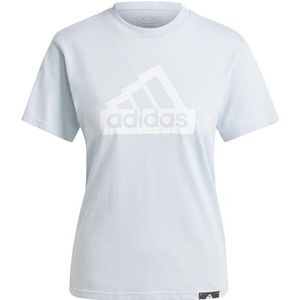 adidas Dames MODERN ESSENTIALS GRAPHIC TEE, wonder blue, XXS