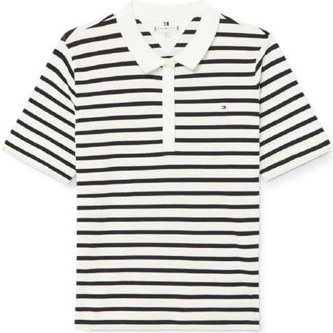 Tommy Hilfiger - Gestreept Poloshirt - Katoen - Blauw